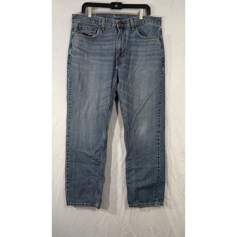 Levi's 559 Blue Jeans Men's True Size 36x30 Inseam Medium Wash Pants
